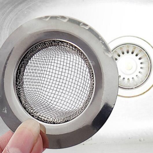 New Home Hair Catcher Stopper Stainless Steel Bathtub Shower Drain Hole Filter Trap Metal Wire Sink Strainer Kitchen Bathroom Accessories