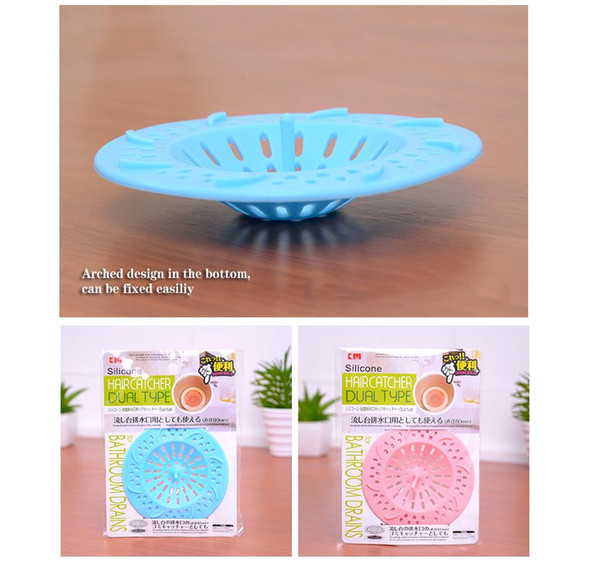 Anti clogging silicone drain pool sink sewer debris filter net shipping portable Creative Kitchen and Bathroom Sink FilterZI-472