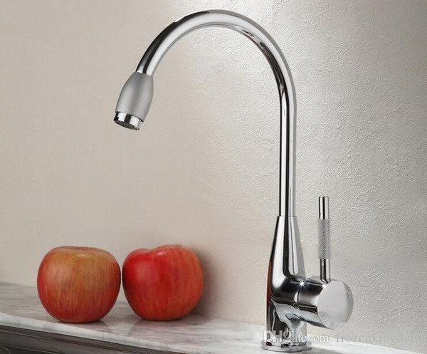 Brass Copper Pull out Spray Kitchen Faucet Mixer Tap,Pullout Sprayer Kitchen Faucet SATIN NICKEL BRUSHED brass material XKX-6006 20170107# 2