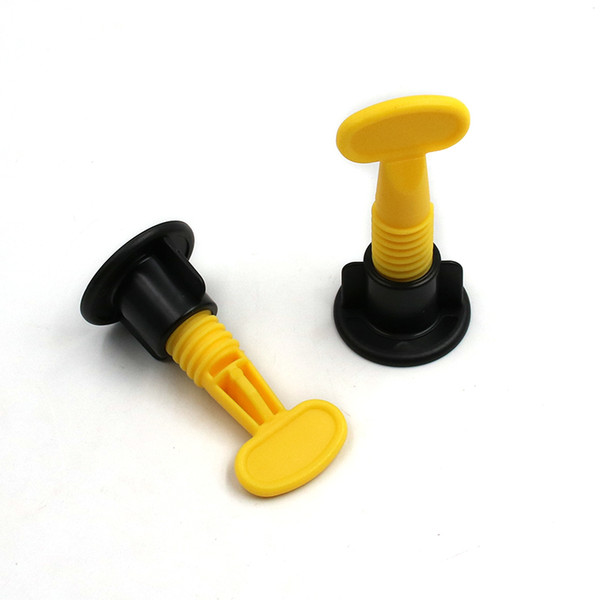 50pcs/est Tool Plastic Flat Ceramic Tile Leveler Floor Wall Construction Setting Tools Reusable Tiles Leveling System Kits for Tile /EU-C03