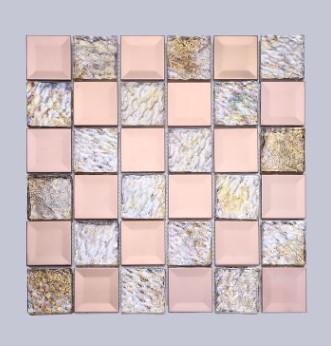 Chinese modern background ceramic tile mosaic indoor mosaic background wall tiles factory direct D-8443