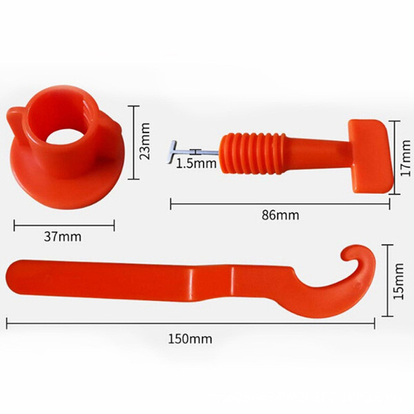 Plastic Clip Locator Spacers Plier Flooring Wall Tile Leveling System Leveler Home Floor Supplies 50 pcs