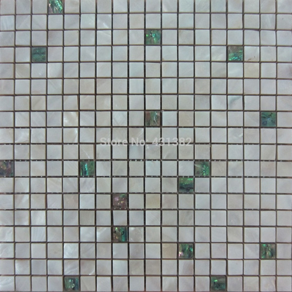 Mother of pearl tiles;green mosaic tiles with pearl white tile mixed ,kitchen backsplash tiles,ceramic tiles for bathroom