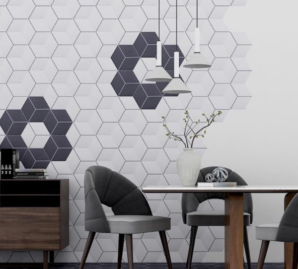 Simple Style Hexagonal Brick Tiles Solid Color Glazed Small Tiles