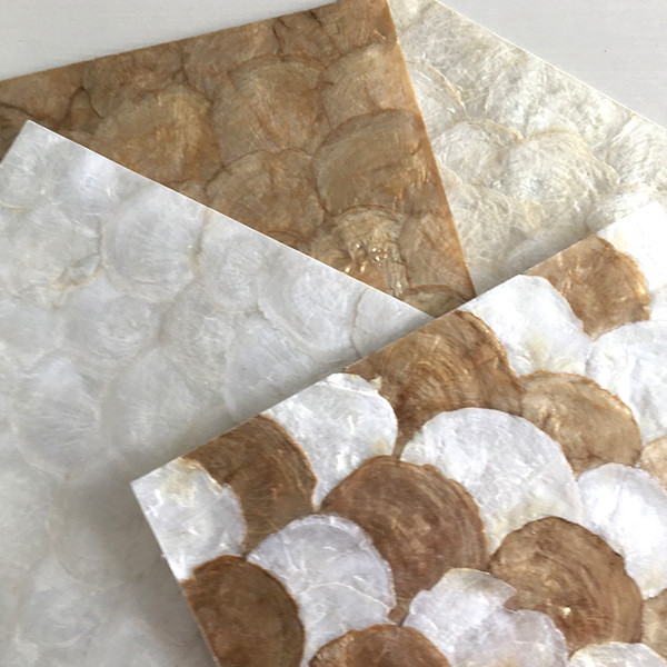 Fan shape shell mosaic tile mother of pearl bathroom tiles