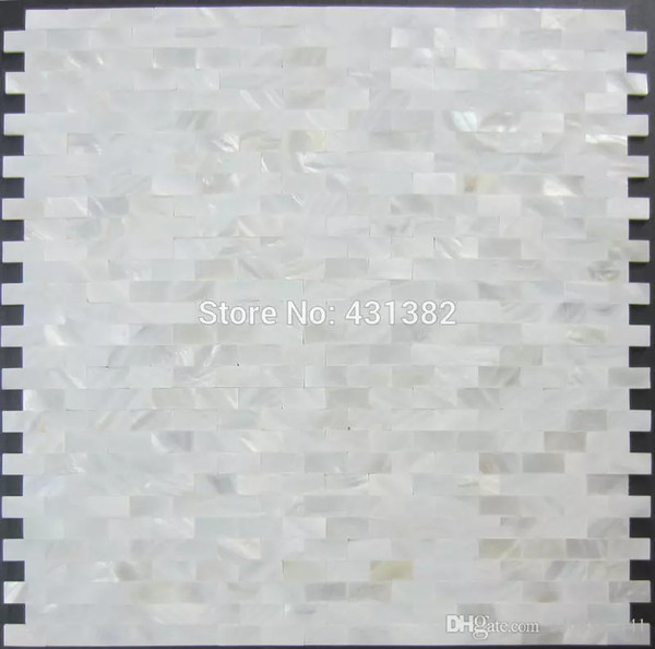 Shell mosaic mother of pearl tile backsplash brick sea shell tiles white mother of pearl tiles bathroom mosaic tile