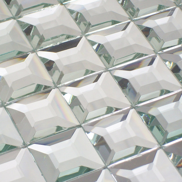 Glass mosaic tile wall tiles TV Background mirror glass tiles liner kitchen backsplash bathroom wall tiles building material supplies