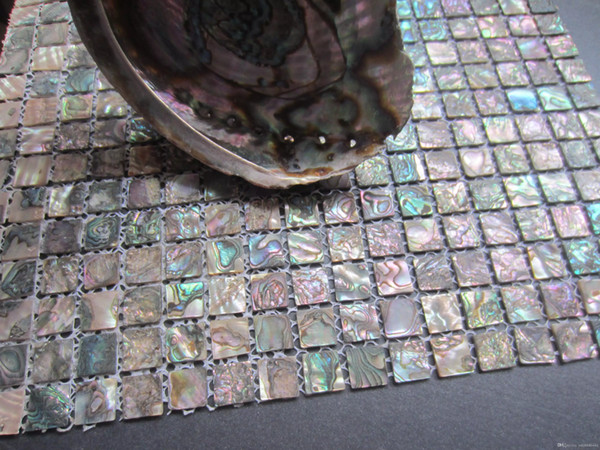 Abalone shell green mosaic tile,kitchen backsplash tiles;mother of pearl mosaic tiles,green abalone mosaic ;backsplash tile