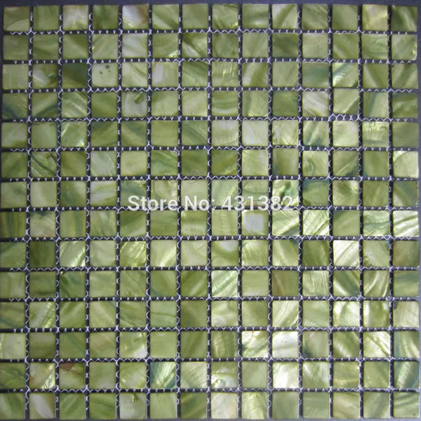 Free shipping !Mosaic tiles green,mother of pearl tiles, Inner Wall tiles,kitchen backsplash tiles, bathroom mosaic tile