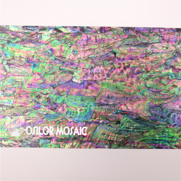 Abalone paua shell mother of pearl shell laminate for jewel case and musical instrument and furniture inlay SL0425 20 pieces per lot