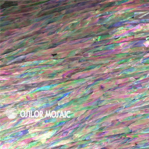 Abalone paua shell mother of pearl shell laminate for jewel case and musical instrument and furniture inlay SL0426 20 pieces per lot
