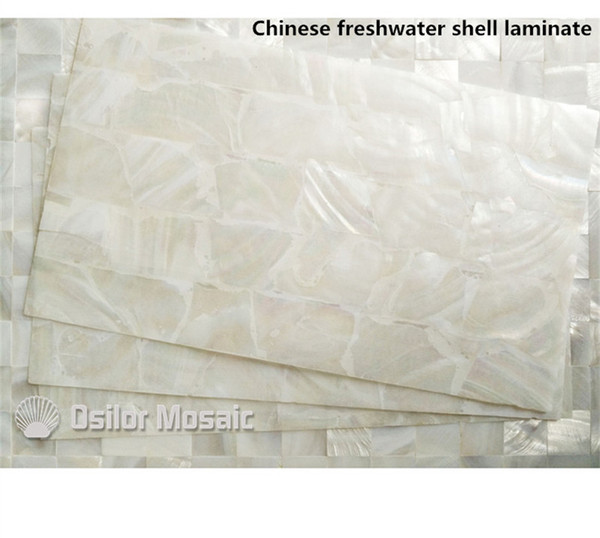 Natural freshwater shell white mother of pearl laminate for jewel case and musical instrument and furniture inlay SL003