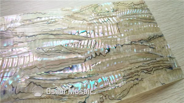Natural abalone shell laminate for jewel case and musical instrument and furniture inlay SL028