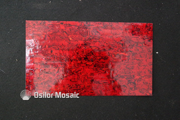 Dyed red color mother of pearl shell laminate for jewel case and musical instrument and furniture inlay SL017 20 pieces per lot
