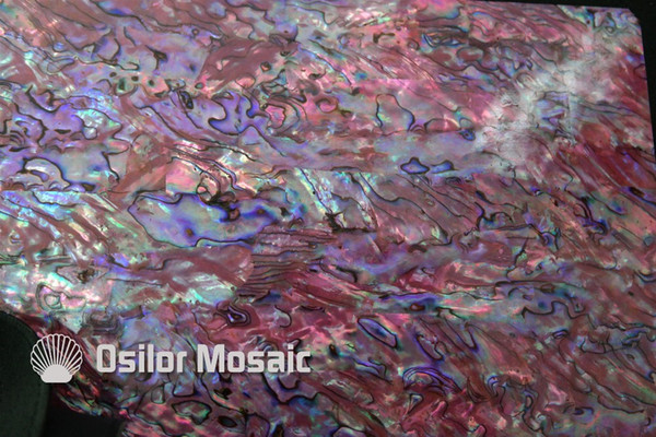 Dyed pink color mother of pearl shell laminate for jewel case and musical instrument and furniture inlay SL020 20 pieces per lot