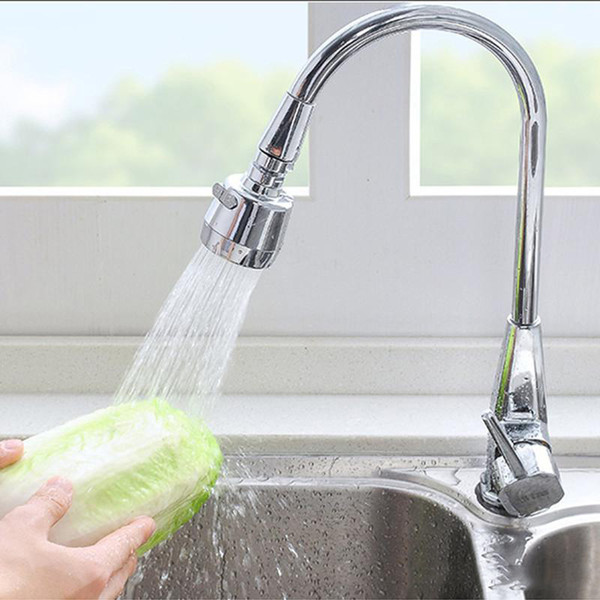 Stainless Steel Faucet Extension Bubbler Rotate Faucet Tap Nozzle Home Kitchen Bathroom Sink Lengthen Tap Water Filter