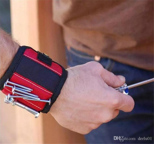 Magnetic Wristband Pocket Tool Belt Pouch Bag Screws Holder Holding Tools Magnetic bracelets Practical strong Chuck wrist Toolkit