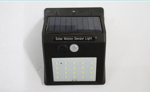 Outdoor lighting 20LED Solar Power PIR Motion Sensor Wall Light Wireless Waterproof LED Solar Power Light