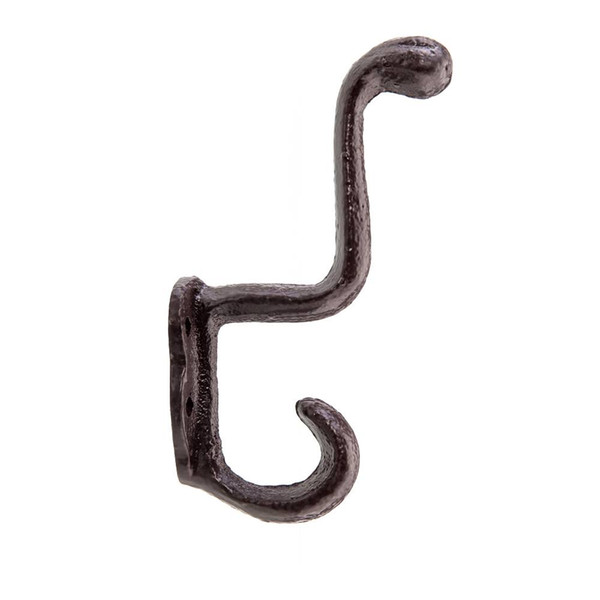 Cast Iron Snake Hook Brownish Red Iron Art Clothes Hook Weight Hook