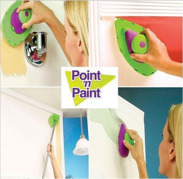 Paint Roller and Tray Set Painting Brush Point N Paint Household Decorative Tool Easy to Use with Retail Box Package