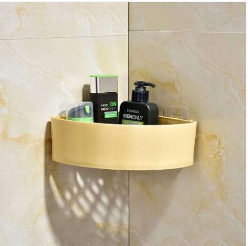 Sales!!! Wholesales Free shipping Bathroom Shelf Wall Mounted Bathroom Basket Organizer Self Shower Corner Shel