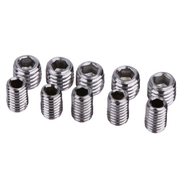 200pcs Stainless Steel Wood Screws M3/M4/M5/M6/M8 Screws Allen Head Socket Hex Set Grub Screws Assortment Cup Point