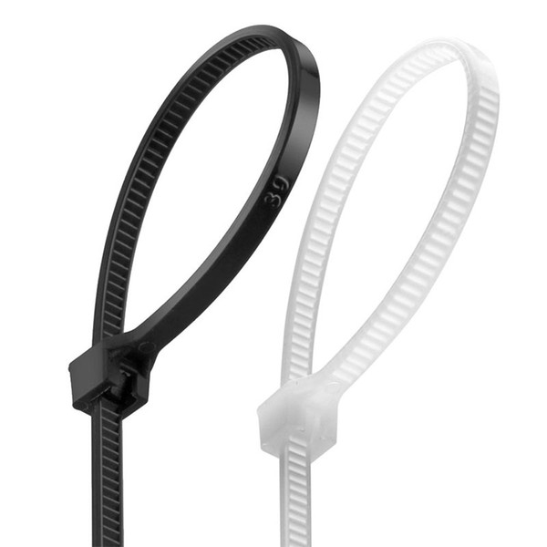 1000PCS Self Locking Nylon Cable Tie Multi-Purpose Strong Wire Ties 3*165 3*180 4*100 100mm white black 4 inch Cables Ties