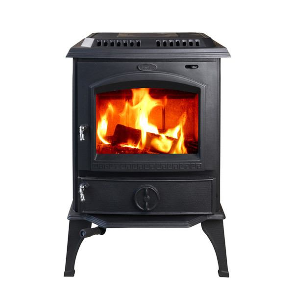 HiFlame APPALOOSA HF717U Freestanding Cast Iron Medium 1,800 Sq.Feet Indoor Usage Wood Stove, Paint Black