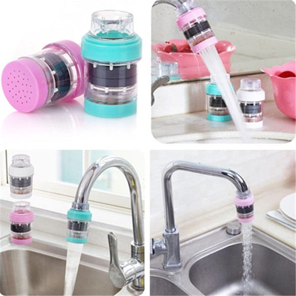 New 3 colors Magnetic Kitchen Running water filter household water faucet filter Bathroom water purifier IA695