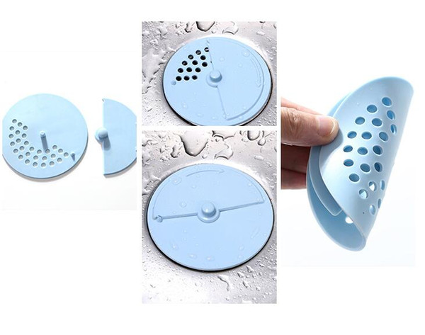 Kitchen Basin Sink Hair Plug Toilet Water Drains Plug Bath Silicone Floor Drain Cover Strainer Home Supplies