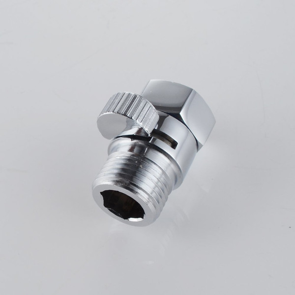 Free shipping Solid Brass Shower Head Shut-Off Valve , Chrome