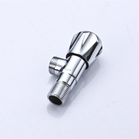 1 piece High Quality Brass Angle Valve Bathroom Toilet Water Valve Stop Cock Valve chrome plated A-D008