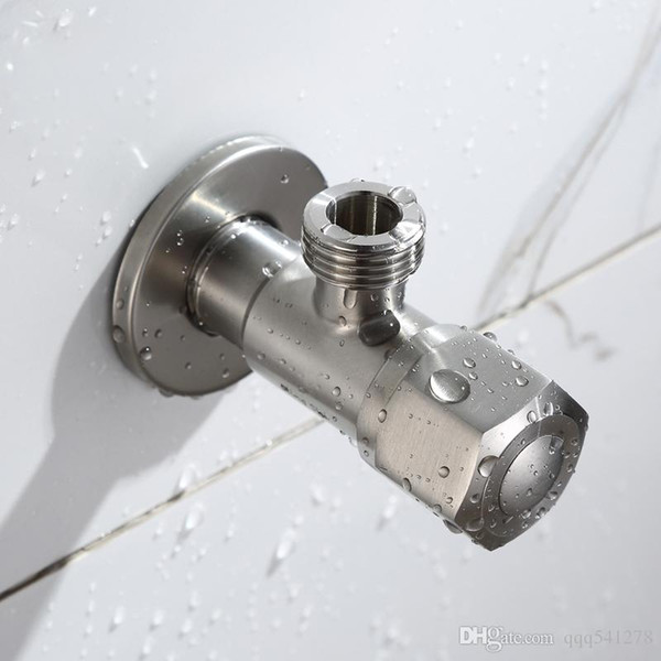 Free shipping 1 pieces SUS 304 Stainless Steel Angle Valve for Toilet / Sink / Basin / Water Heater Angle Valves
