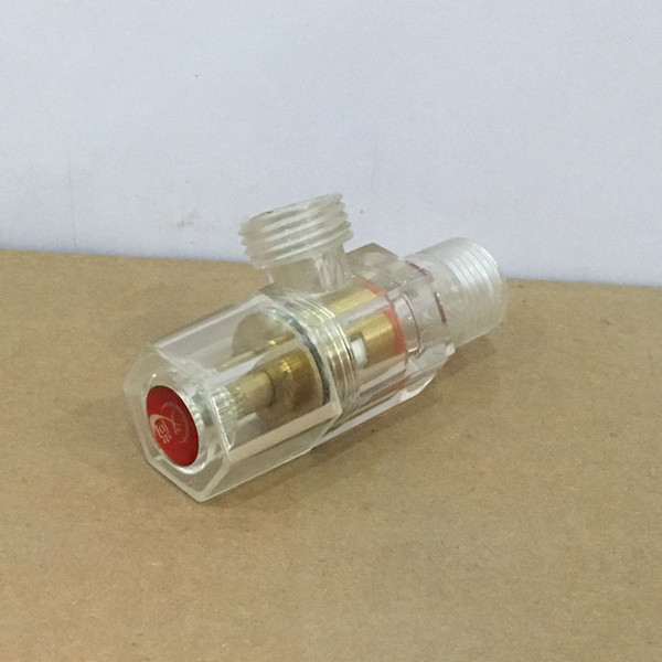 Explosion proof glass, crystal, bulletproof plastic triangle valve, toilet inlet valve / eight character valve, plastic inlet angle valve