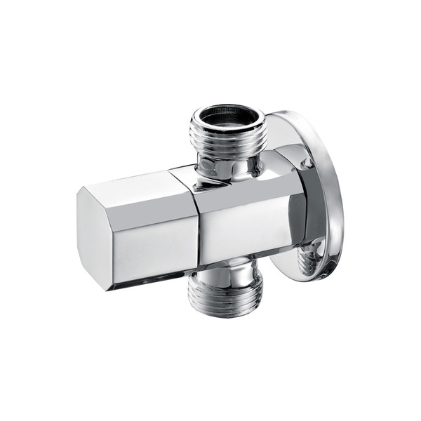 Copper angle valve into two check valve toilet valve bathroom accessories