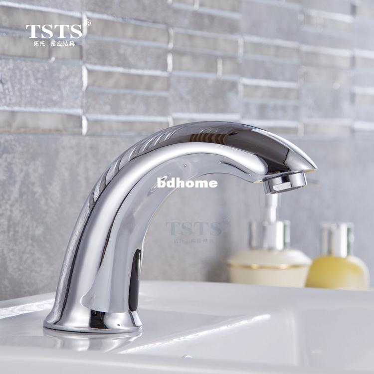 Fully automatic sensor faucet intelligent electronic sensor tap touchless basin tap for bathroom kitchen lavatory DC/AC Current