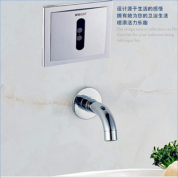 automatic sensor touch faucet,AC/DC Concealed automatic sensor tap,wall mounted,intelligent Hand Washer,Free Shipping J14352