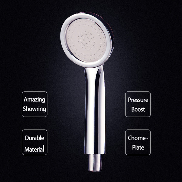 Handheld Shower new Ultrathin Pressure Boost Shower Nozzle 30% Watersaving Bathroom Sprayer Durable Shower Head