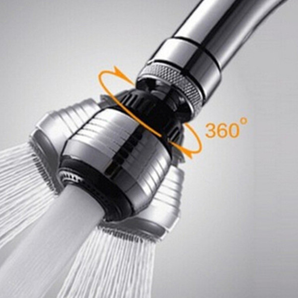 Water Bubbler Swivel Head Saving Tap Faucet 360 Degree Aerator Connector Diffuser Nozzle Filter Mesh Adapter Free Ship