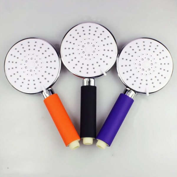 High grade showers handheld sprinkler ABS round multifunctional plastic shower plastic shower head large T7I147