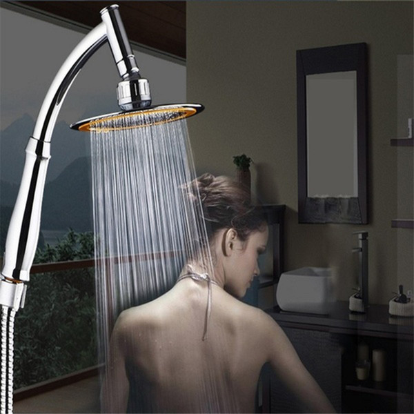 Luxury Stainless Steel Mirror Ultra-Thin Large Rainfall Shower Head Bathroom Showerhead High Pressure Hand Held Shower Head 4/6/9 inch