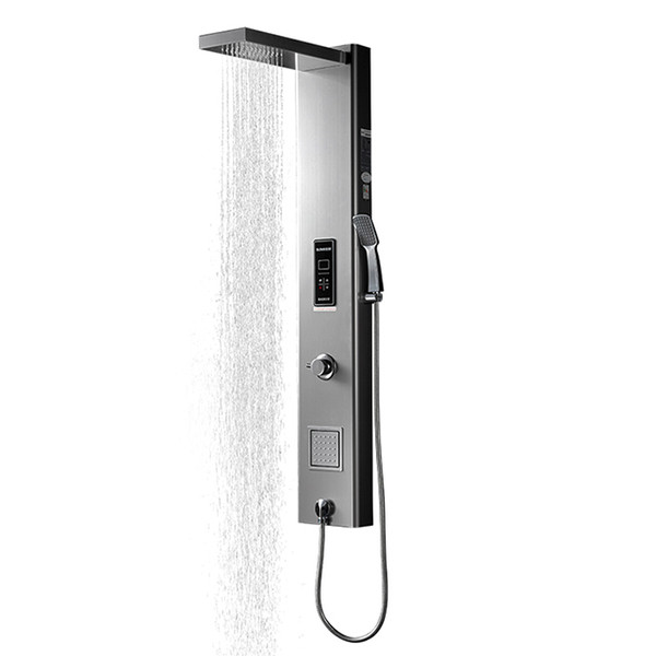 Slowei Q1 Integrated Instant Electric Water Heater Of Health Care And Energy Saving Installed In SUS304 Shower Panel