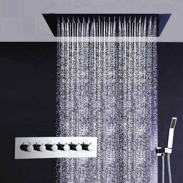 1200X600mm shower mixers rainfall and water curtain multiple function ceiling mounted shower set 160313#