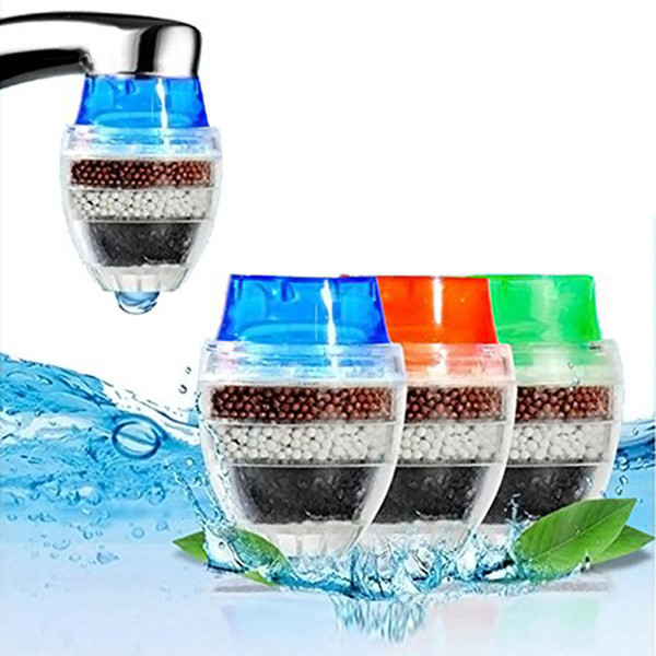 16-19mm 21-23mm Household Cleaning Water Filter Mini Kitchen Faucet Air Purifier Activated Carbon Water Filter Cartridge Filter