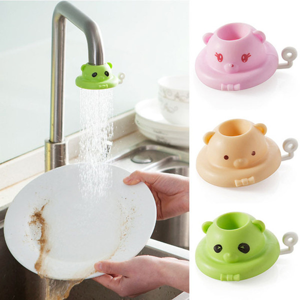 Kitchen cute Cartoon Faucet Extender for Children's Hand Washing Kitchen Goods Kitchen Accessories Faucet Water-saving Sprayer