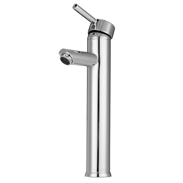 wholesale 1 PC Brass Bathroom Basin Faucet Mixer Tap Faucet Single Handle Hot And Cold Water With 1 PC 50cm Long Flexible Horse