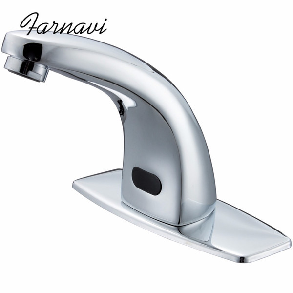 Automatic Faucet DC Powered Touch Free Bathroom Accessories Motion Sense Touchless Water Infrared Sensor Tap