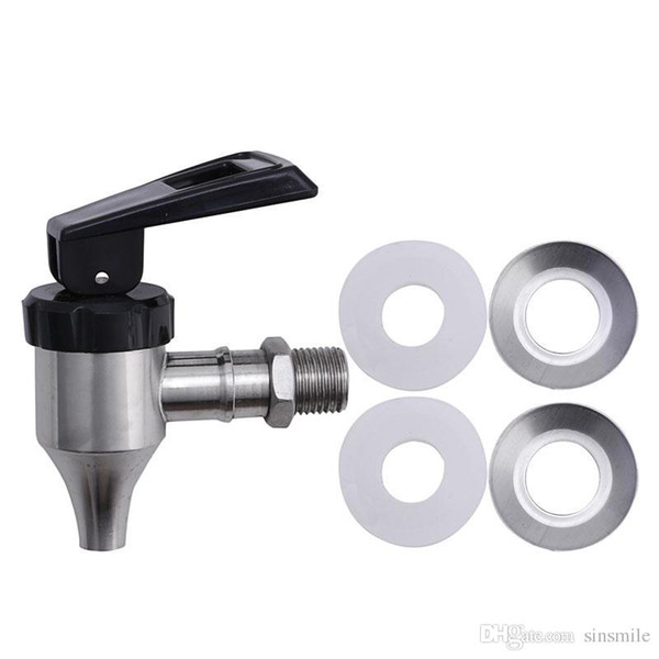 Wholesale- Stainless Steel Drink Dispenser Plastic Coffee Valve Wine Barrel Spigot / Faucet