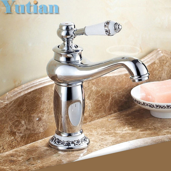 Wholesale- Free shipping New Chrome bathroom basin faucet kitchen faucet single handle mixer tap toilet brass banheiro torneira YT5068