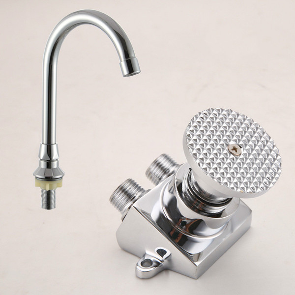 Special Offer Promotion Chrome Brass Torneira Faucet Hongjing Type Medical Pedal Tap Switch Foot Basin Leading Laboratory